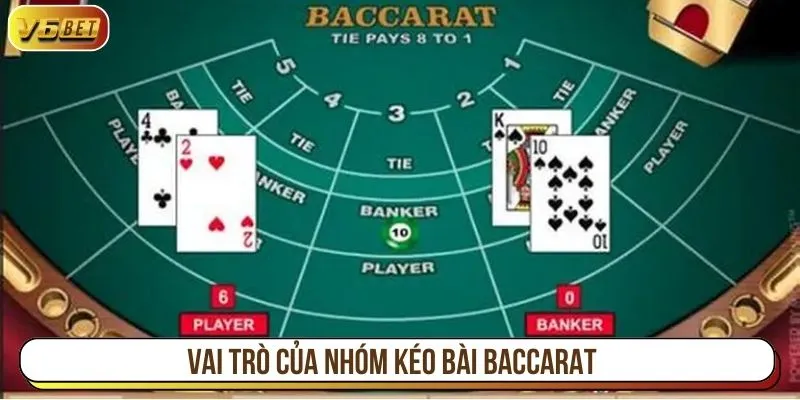 Vai trò của nhóm kéo bài baccarat